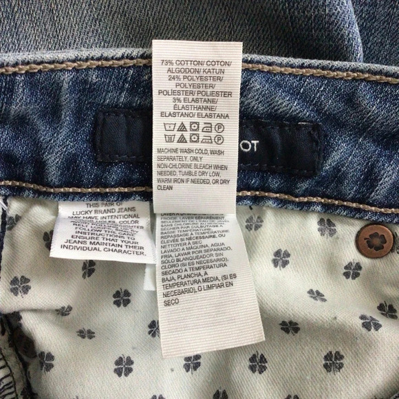 Lucky Brand Lolita Boot Cut Mid Rise Curvy Fit Denim Blue Jeans - Size 0/25 Long - Picture 12 of 12